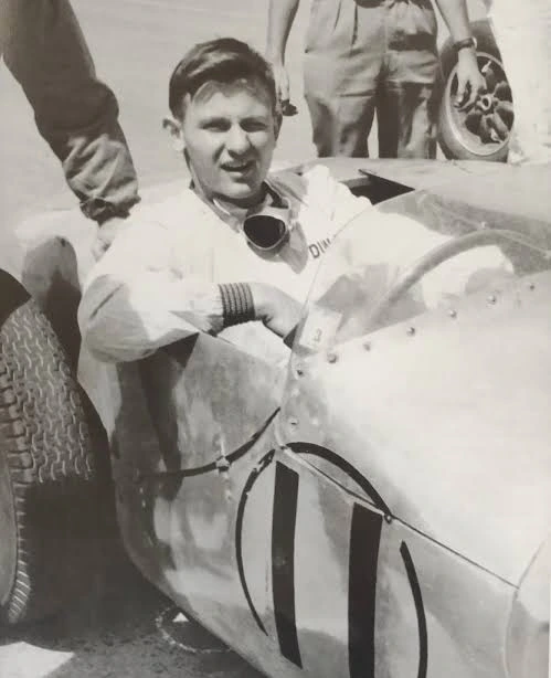 Bruce McLaren's family service station in Remuera, Auckland, the origin of the new wordmark's typographic details2. Credit: © McLaren