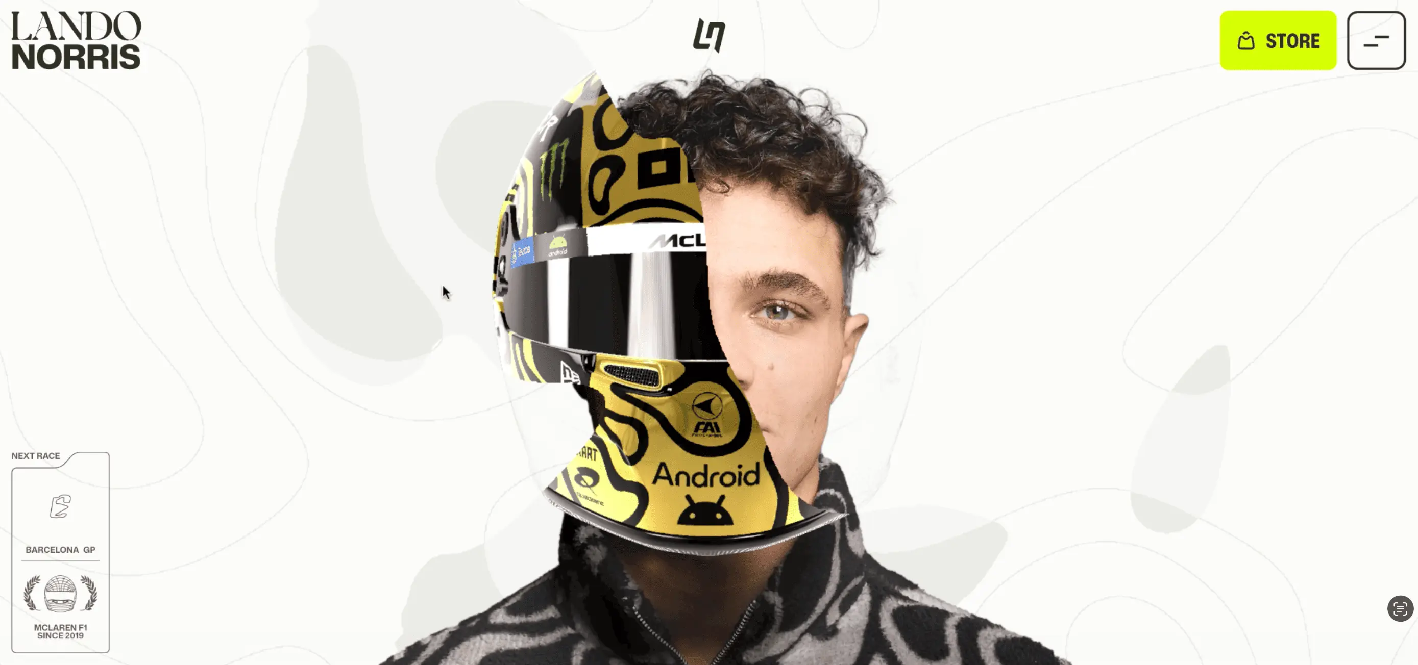 Lando Norris Branding: How OFF+BRAND Turned Speed and Personality Into a Digital Experience